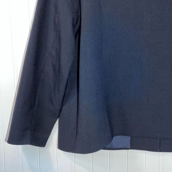 Reflections Of Dallas Blazer Women 18 Navy Button Down Long Sleeve Office Attire - Picture 8 of 11